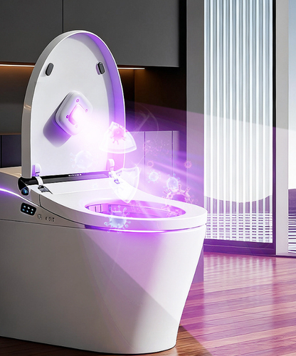 BowLift | Rechargeable Attachable Ultraviolet LED Disinfection Lamp, with Auto-On/Off Design, for Home, Toilet & More