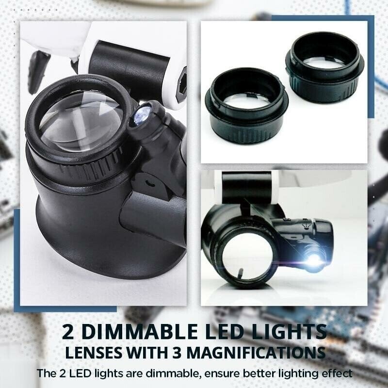 BowLift | LED Glasses Magnifier 8x 15x 23x