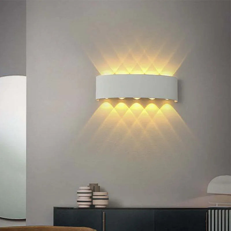 Skanto | Modern White LED Waterproof Wall Lamp