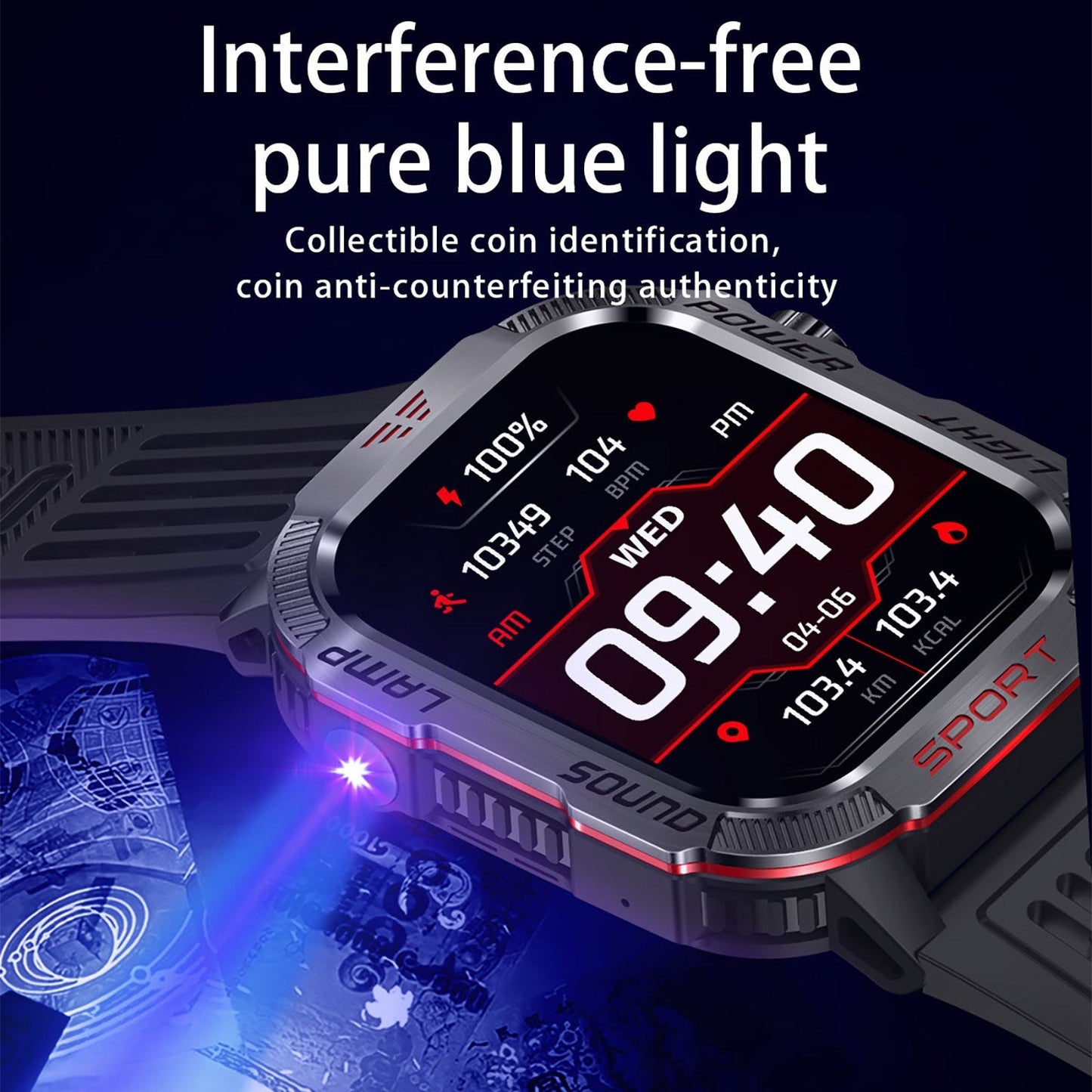 Skanto | Indestructible Smart Watch for Fitness Tracking