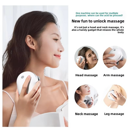 Skanto | Electric Scalp and Body Massager with Red Light Therapy for Stress and Muscle Tension Relief