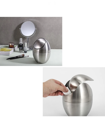 LuxBin Mini Trash Can made of Stainless Steel Bowlift