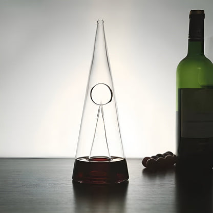 Glass Wine Decanter – Stylish and Elegant | Perfect for Aerating Red Wine at Dinners and Parties | Bowlift