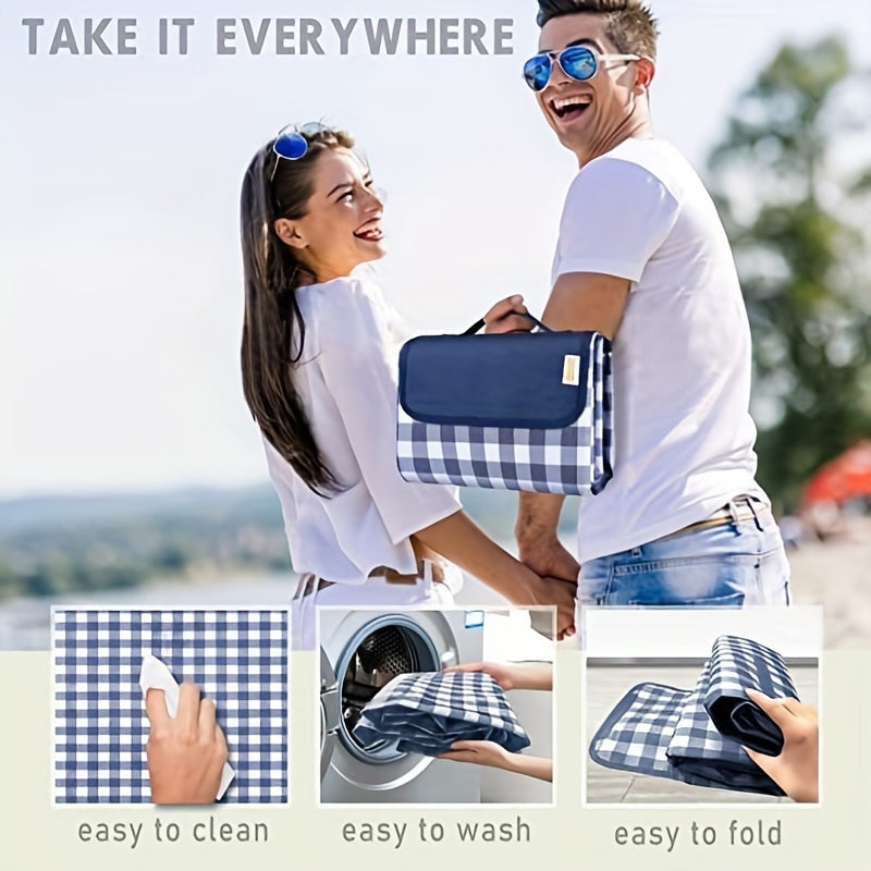 Skanto | Extra Large Waterproof Picnic Blanket | Foldable Outdoor Mat