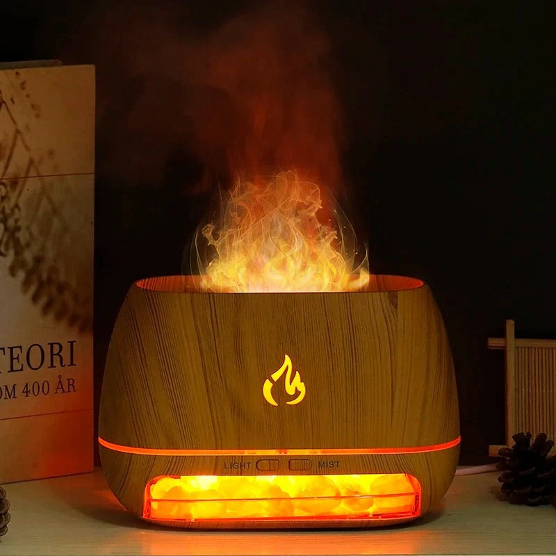 Woyuosn 3-in-1 Himalayan Salt Stone Aroma Diffuser Bowl