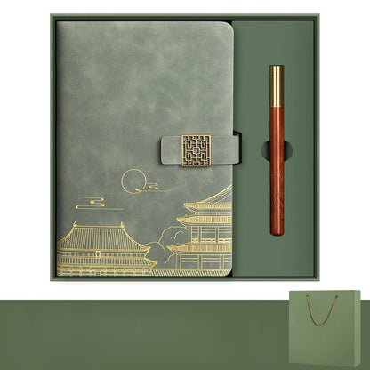 Imperia Luxe Gift Set – Notebook, Thermos Bottle and Pen in Gift Box | Bowlift