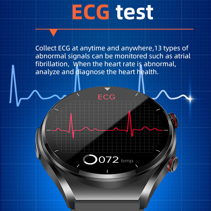 Skanto | One-Click Blood Sugar | Blood Glucose Blood Pressure ECG | ECG HRV Heart Rate Monitor Health Smartwatch