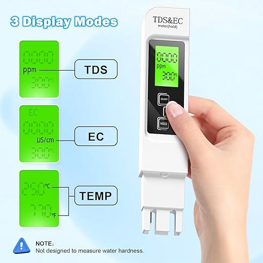 3-in-1 Digital Water Quality Tester TDS Meter | Skanto