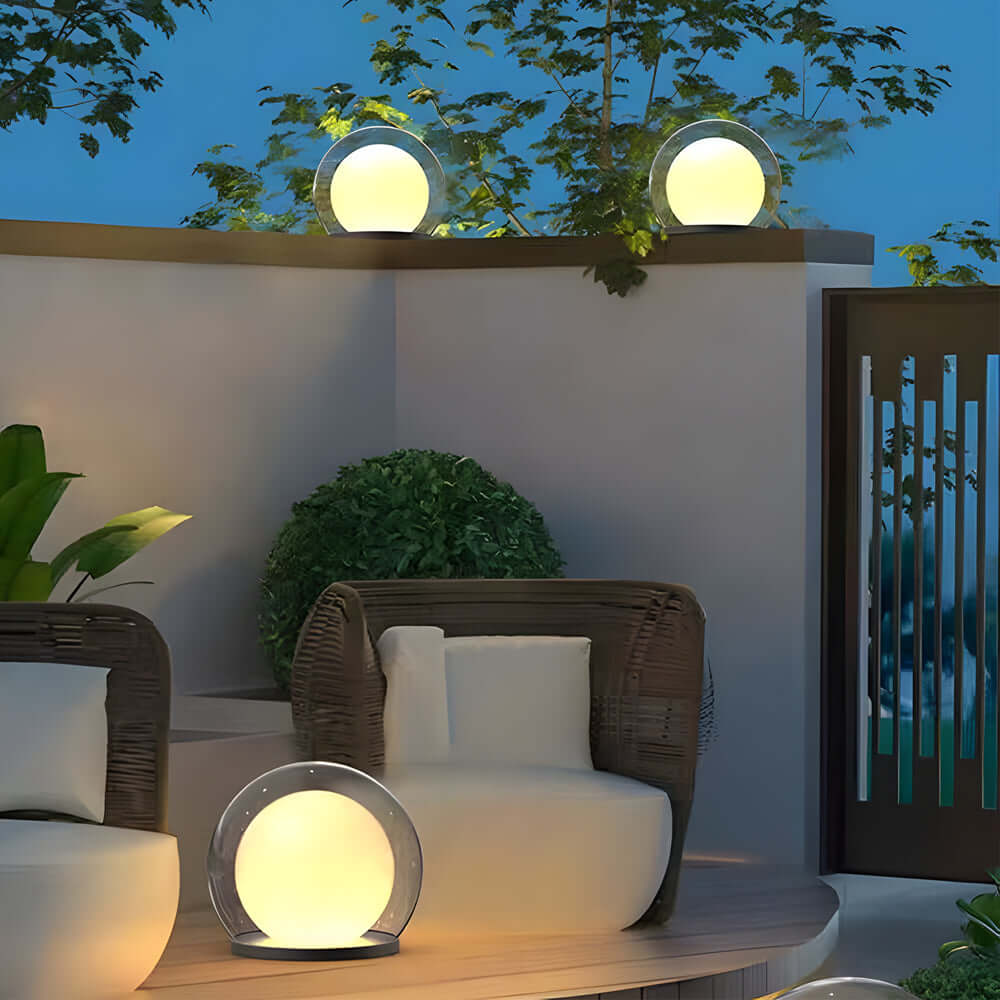 BowLift | Modern Post Garden Lamp