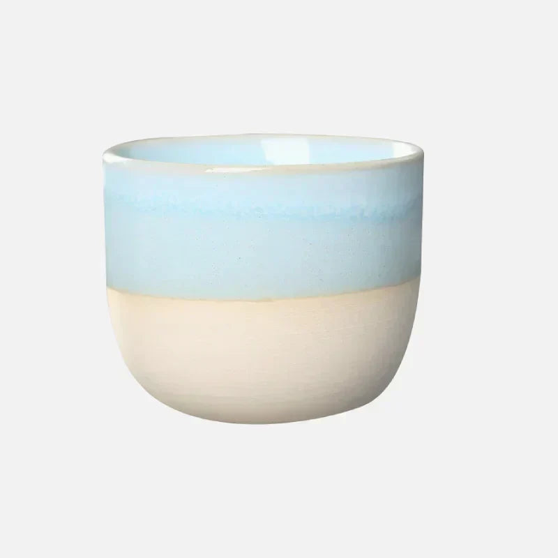 Skanto | Handmade Ceramic Cup – Blue Glazed Teapot