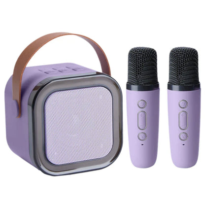 Mini Karaoke Machine with Wireless Microphones | Skanto
