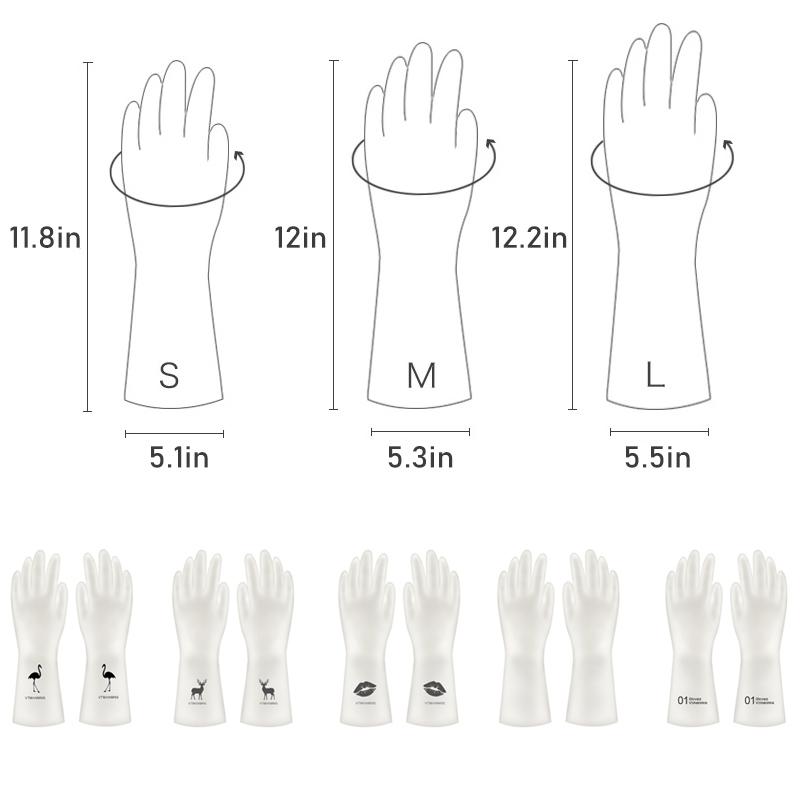 Household dishwashing gloves (10 pairs) | Karnz