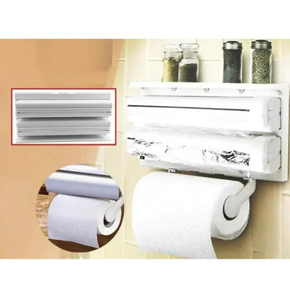 3 In 1 Kitchen Triple Paper Dispenser & Holder Bowlift