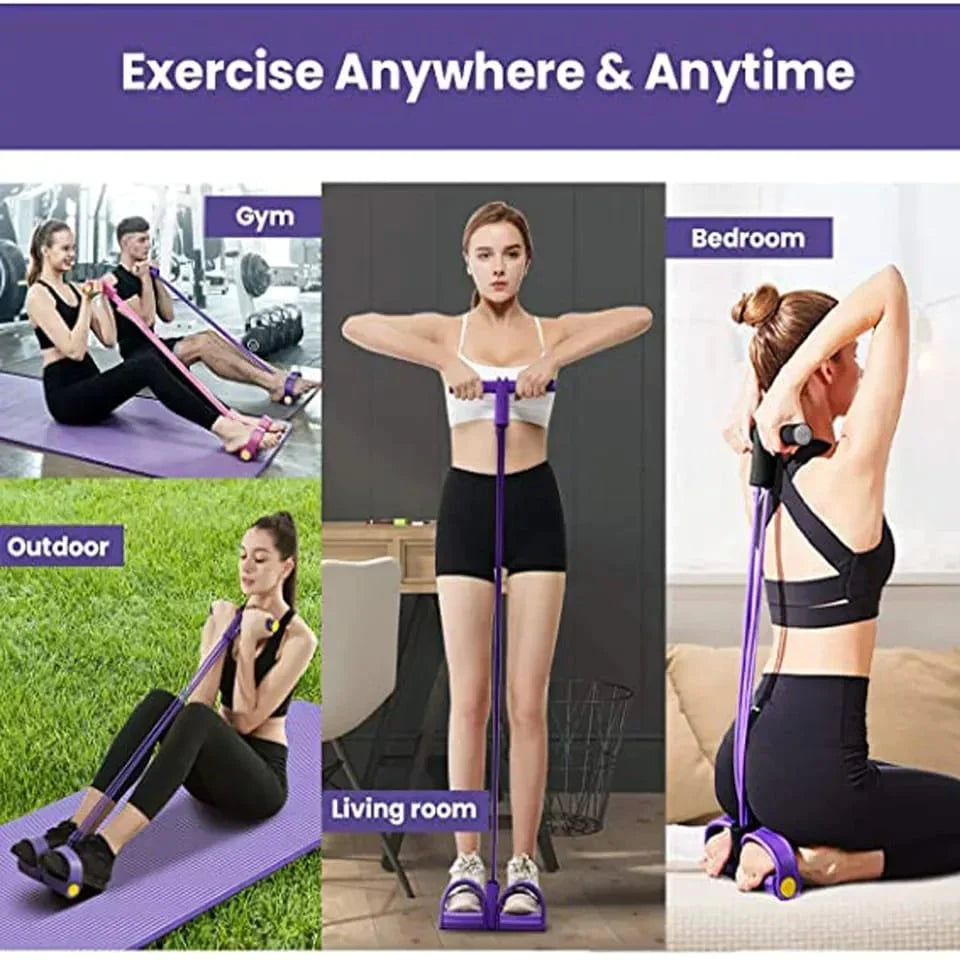 Pull Rope Ab Exerciser Tummy Trimmer Bowlift