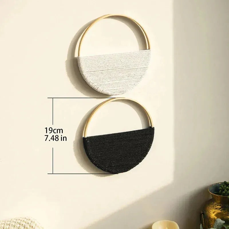 Skanto | Willowloop – Circular Macrame Wall Decor with Symmetrical Design