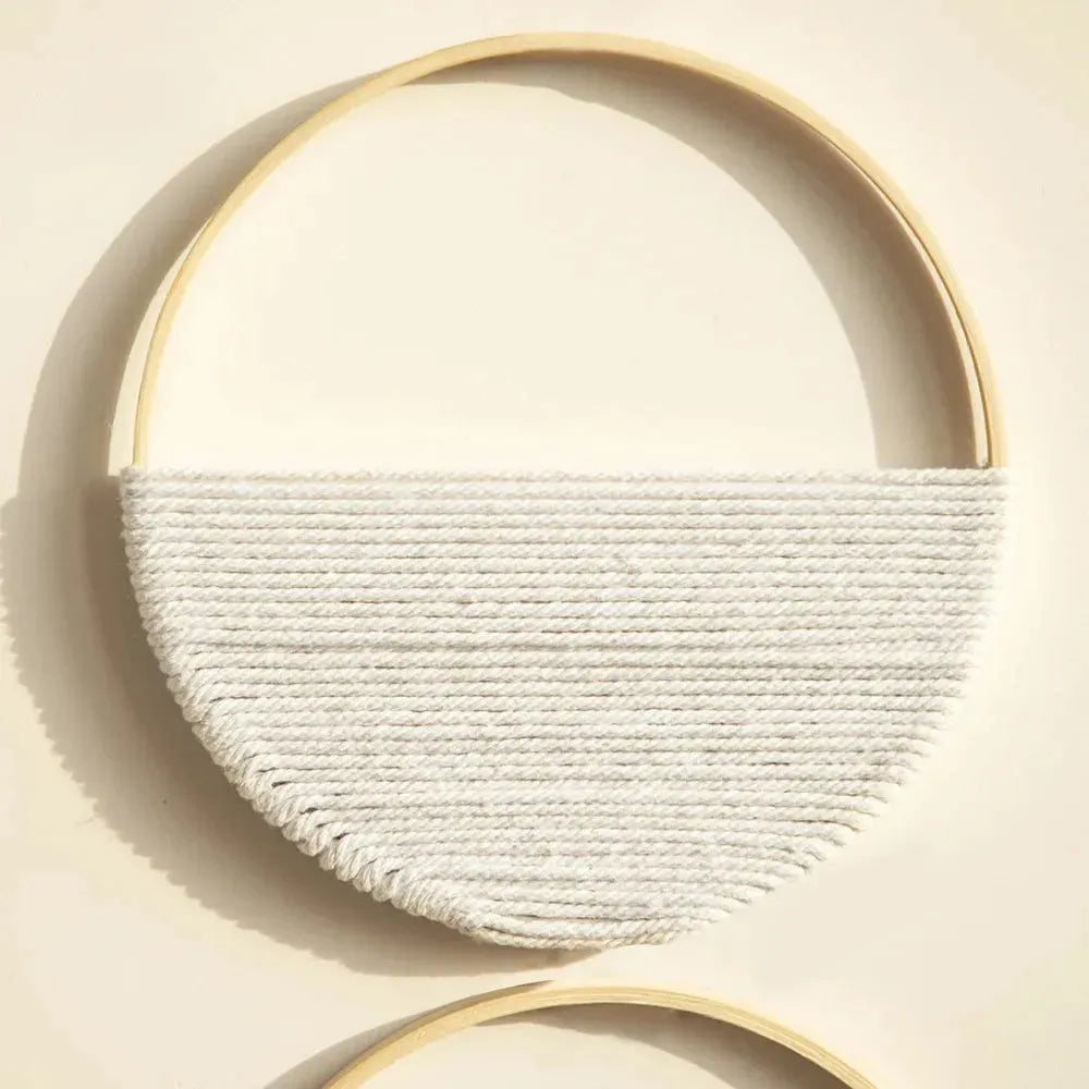 Skanto | Willowloop – Circular Macrame Wall Decor with Symmetrical Design
