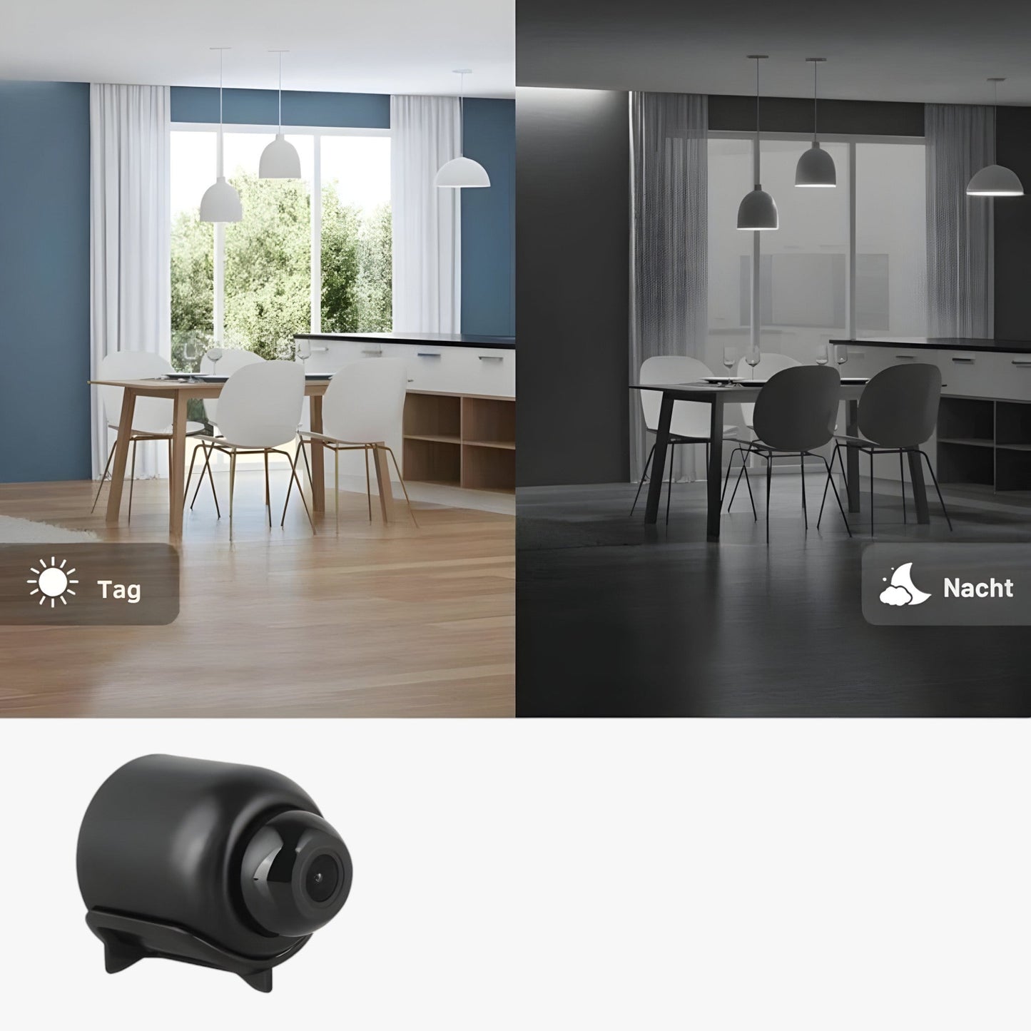 Uniko HD Mini Security Camera – Wireless 1080P Surveillance with Night Vision & Motion Detection | Karnz