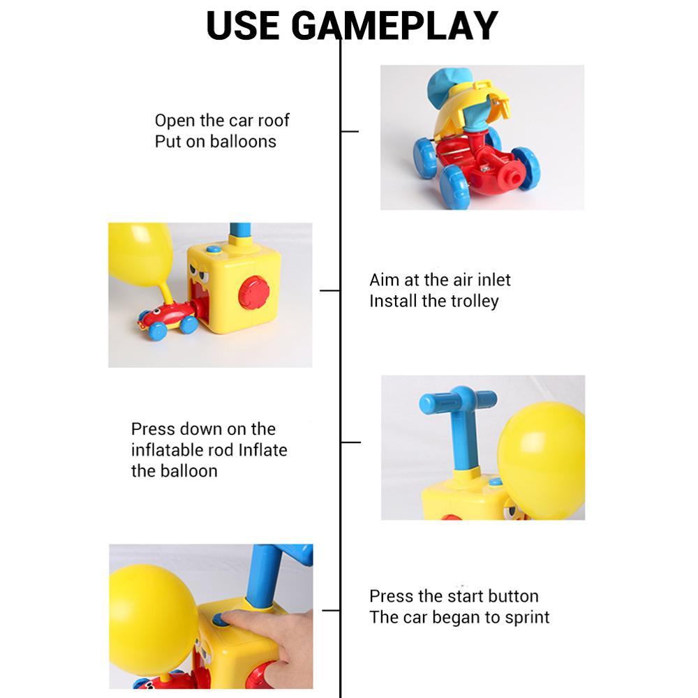 2 in 1 Balloon Launcher & Car Toy | Karnz