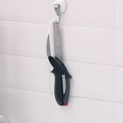 2 in 1 Kitchen Scissors & Board | Bowlift