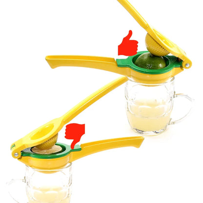 2-In-1 Aluminum Lemon Lime Squeezer and Hand Manual Citrus Juicer | Bowlift
