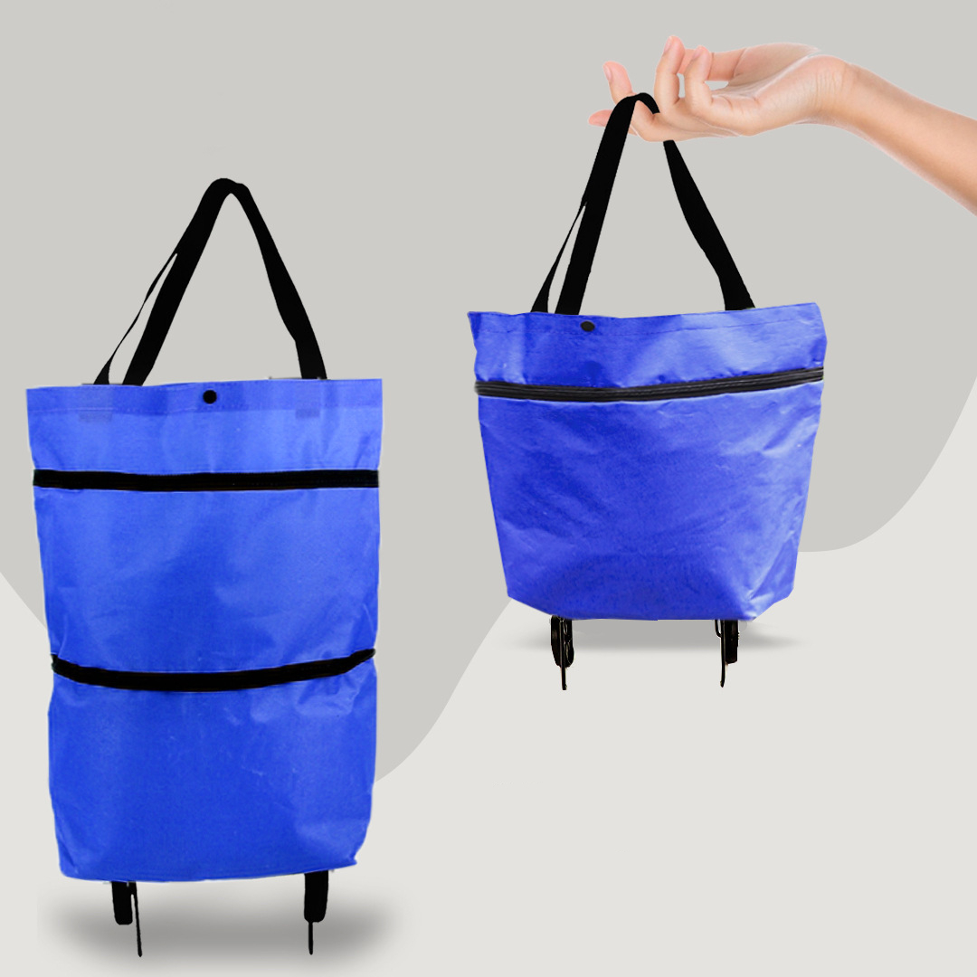 Skanto | 2-in-1 Convertible Shopping Bag with Wheels - CarryFlex