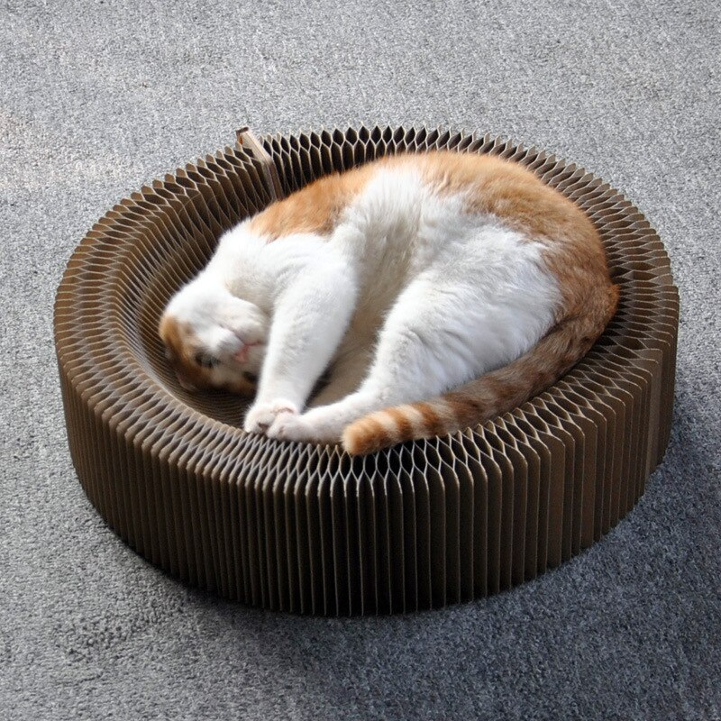 BowLift | Cat Scratcher Board Accordion Bed