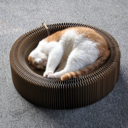 BowLift | Cat Scratcher Board Accordion Bed
