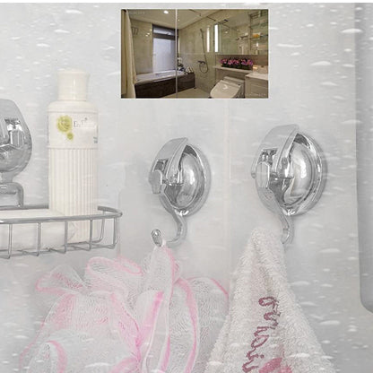 BowLift | 2-Pack: Heavy-Duty Vacuum Suction Cup Hooks