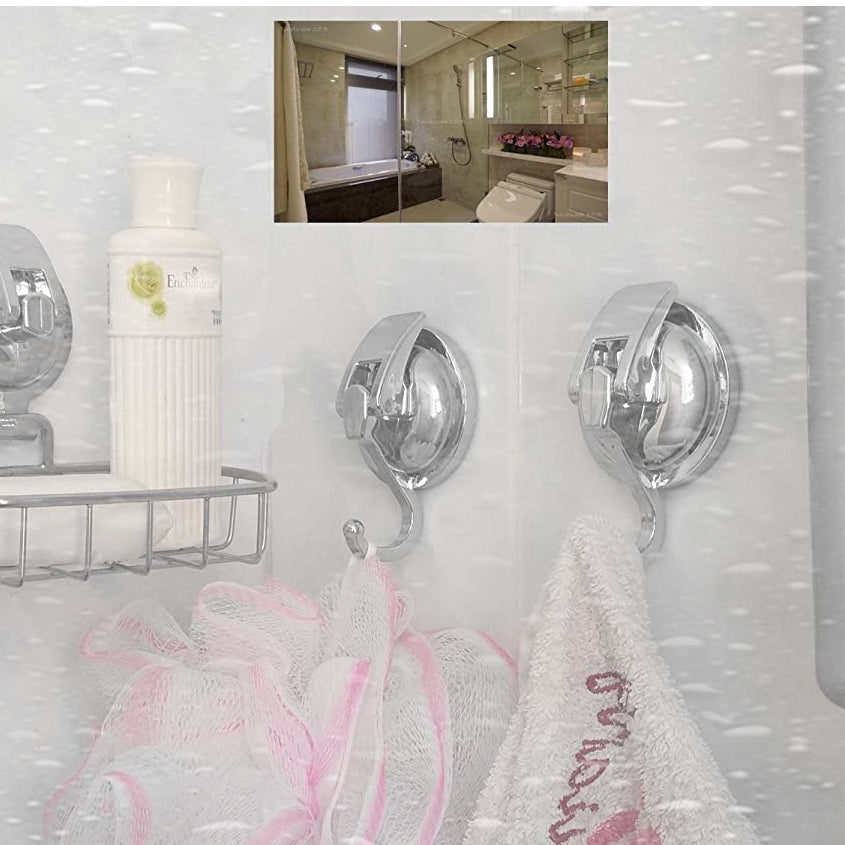 2-pack: High-performance vacuum suction cup hooks