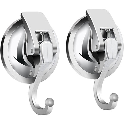 Brehn | 2-Pack: Heavy-Duty Vacuum Suction Cup Hooks