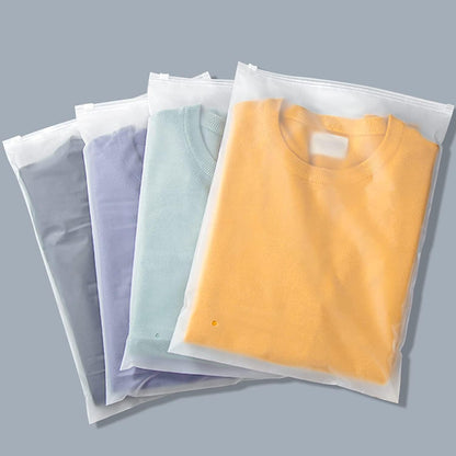 BowLift | Multi-Purpose Frosted Zip Storage Bags – 20-Pack Plastic Garment Sleeves (Buy 2 Sets, Take 1 FREE)
