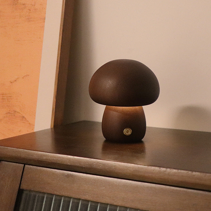 Skanto | Mushroom Table Lamp in Wood