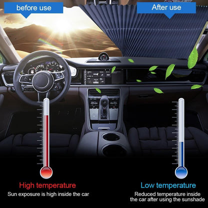Retractable Car Windshield Sun Shade | Bowlift