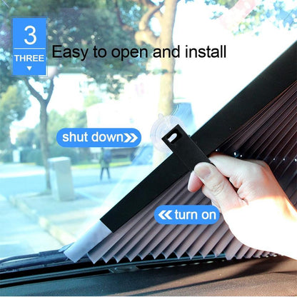 Retractable Car Windshield Sun Shade | Bowlift