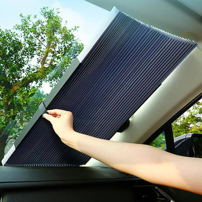 Retractable Car Windshield Sun Shade | Bowlift