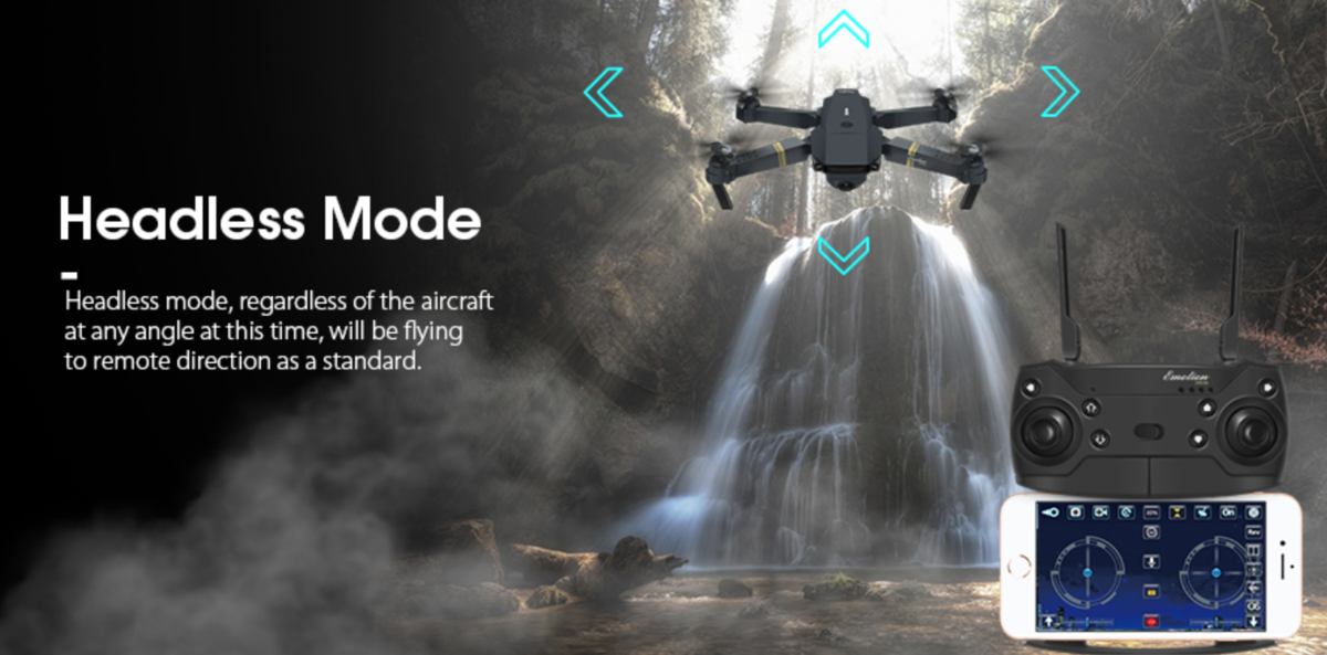 Skanto | Skyhawk HD Foldable Aerial Selfie Drone with 2MP Camera