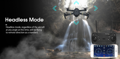 Skanto | Skyhawk HD Foldable Aerial Selfie Drone with 2MP Camera