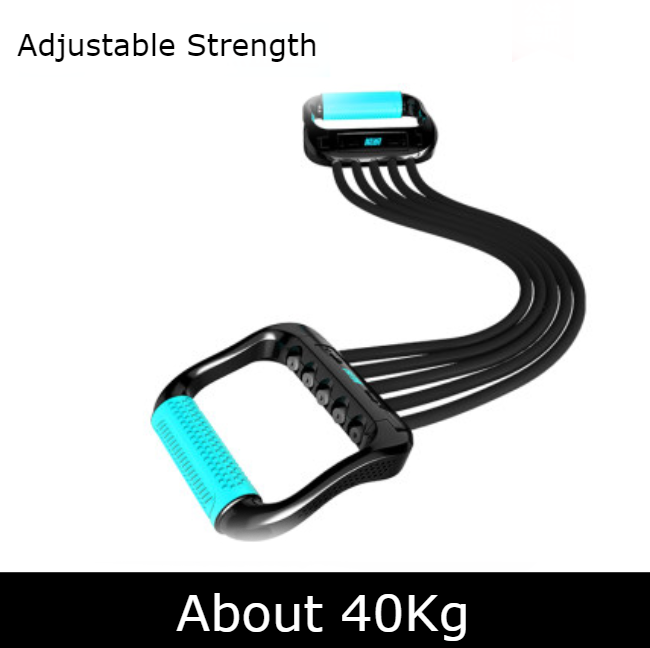 BowLift | Multifunctional Household U-shaped Arm Exerciser for Chest Muscle Training, with Double Springs, Wear-resistant Holster Wrap, Adjustable Length, Detachable & Portable Design