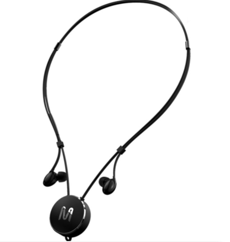 BowLift | Neckband Headphones with Adjustable Design, Easy-to-Store Cable, Double Coil Design and High Sound Quality