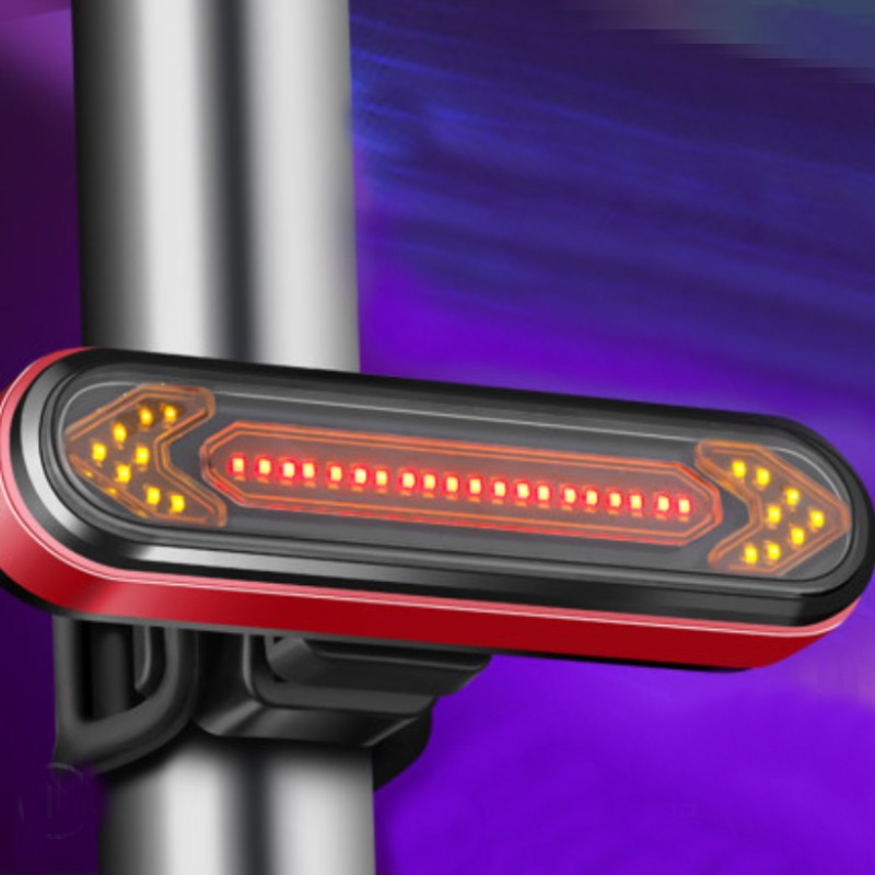 BowLift | Wireless Remote Control Bicycle Steering Taillight, with Turn Signal, Brake Light and Flashing Warning Light, for Safe Cycling