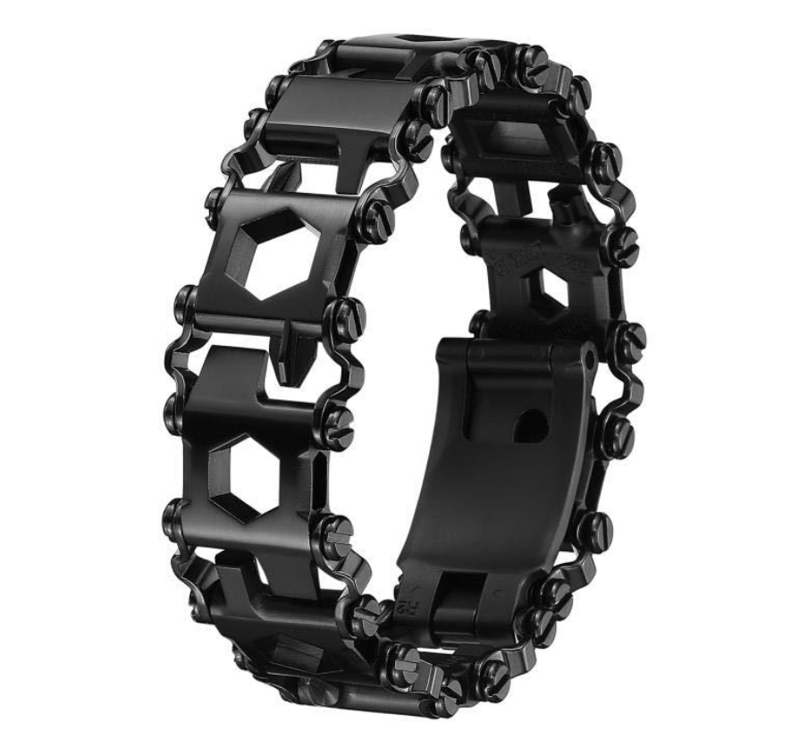 Skanto | 29-in-1 Multifunctional Stainless Steel Watch Strap/Bracelet, with 29 Hidden Practical Tools, for Sailing, Travel, Camping & Hiking