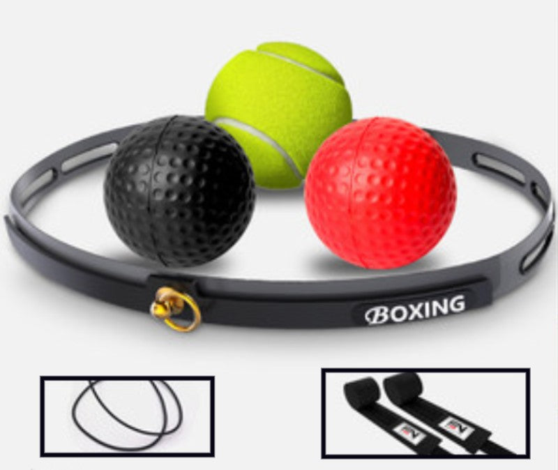 BowLift | Boxing Reflex Ball Set, with 3 Difficulty Level Boxing Balls & Headband, for Reaction, Agility, Punching Speed, Fight Skill and Hand-Eye Coordination