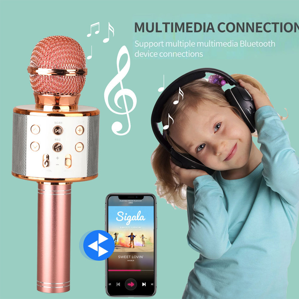 BowLift | Rechargeable wireless Bluetooth karaoke microphone
