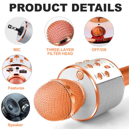 BowLift | Rechargeable wireless Bluetooth karaoke microphone