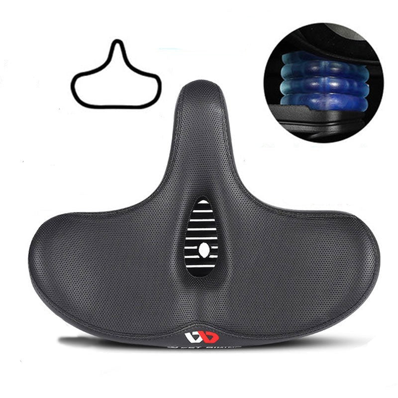 BowLift | RideEase - Extra Wide & Breathable Comfortable Bike Saddle, Ergonomic Bicycle Seat