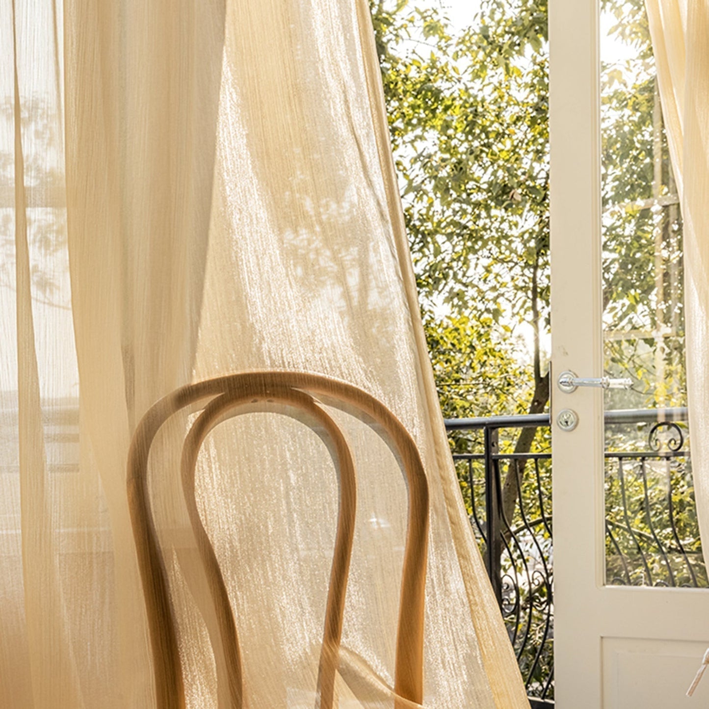 Transparent Linen Curtains, Light and Modern for Living Room | Kalsten