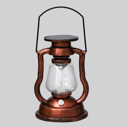 Solar Retro Kerosene Lamp Horse Lantern LED Outdoor Garden Patio Decoration Portable Flame Candlelight | Karnz
