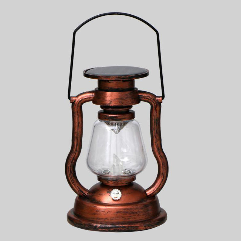 Solar Retro Kerosene Lamp Horse Lamp LED Outdoor Garden Patio Decoration Portable Flame Candlelight | Brehn