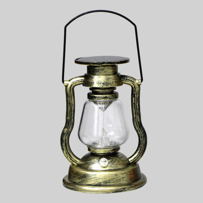 Solar Retro Kerosene Lamp Horse Lantern LED Outdoor Garden Patio Decoration Portable Flame Candlelight | Karnz