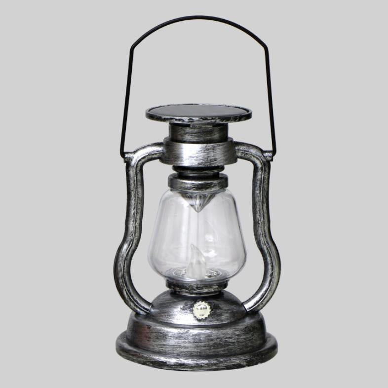 Solar Retro Kerosene Lamp Horse Lantern LED Outdoor Garden Patio Decoration Portable Flame Candlelight | Karnz
